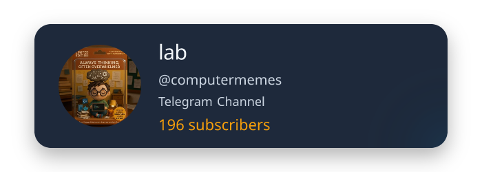 Telegram Profile